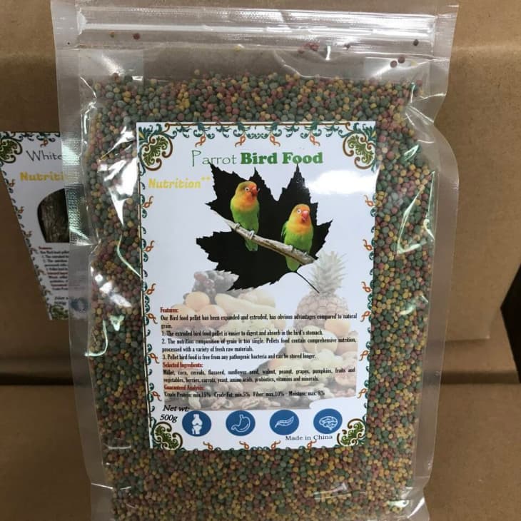 Alimento para pájaros de loros premium