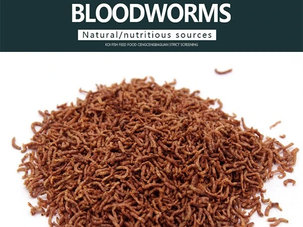 dried bloodworm fish food dried bloodworm fish food