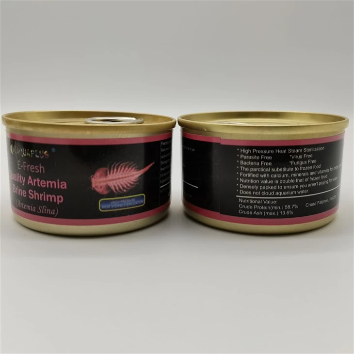 Canned Fresh Brine Shrimp food